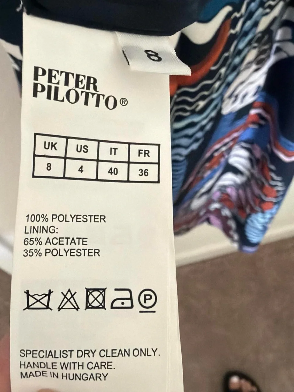Peter Pilotto Printed Dress, US 4 - Picture 2 of 5